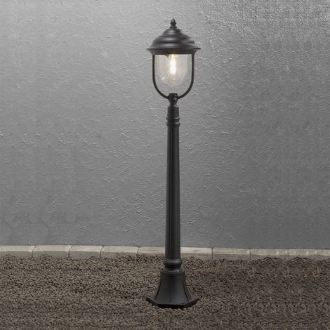 LED Außen Standlaterne Wegeleuchte im Landhausstil, schwarz, Höhe 118cm (1/5)