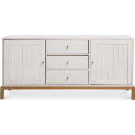 Blanco Scandinavian Style Sideboard Weiß
