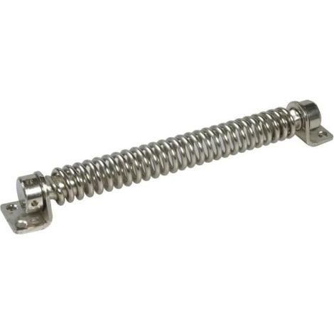 1 - Ferme-porte à ressort - Acier galvanisé - Réglable jusqu&39à 60 kg - Pour portail et porte extérieure - Galvanisé (1/4)