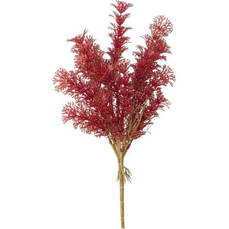 RAMO ARTIFICIALE ROSSO E ORO PICK EDHEL HINOKI BIZZOTTO H37CM