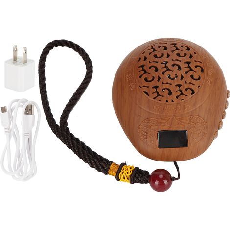 Buddha Machine Plastic Rechargeable Scripture Play Temple Chanting Tools US Plug 100‑240V (1/5)