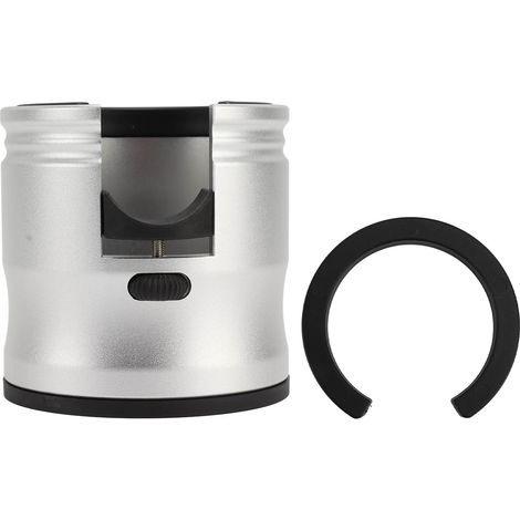Universell verstellbarer, rutschfester runder Kaffeepressenhalter aus Aluminiumlegierung für Kaffeefilter, silberfarbener Kaffeeständer für Zuhause (1/5)
