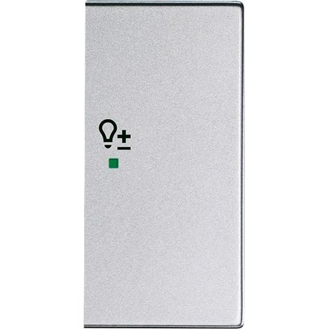 Bascule double avec symbole ’’Variateur’’ à droit e alu-gris