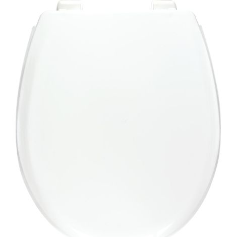 Wirquin – Abattant WC thermoplastique NEON – Incassable et antistatique – Fixation rapide Lock+ – Entraxe 160 mm – Largeur 377 mm