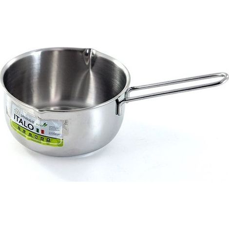 Casseruola Italo per induzione con 2 Becchi e un manico Diametro 12 cm