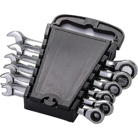 Set of 6 Ratchet Wrenches, Home and Car Accessory (1/5)