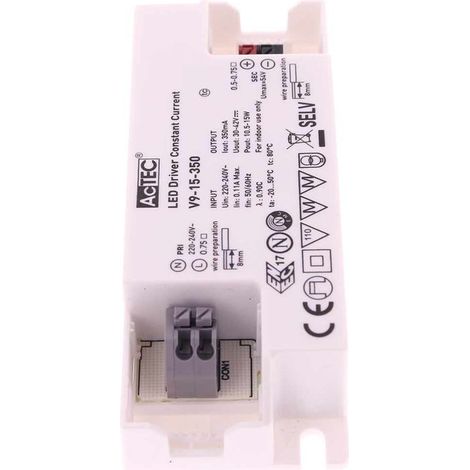 Led Driver CC Corrente Costante 350mA 30V-42VDC Per Alimentare Led Max 15W