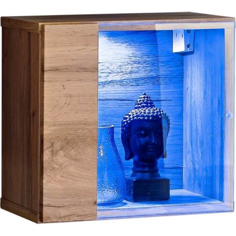 Bloc Mural LED Design "Switch V" 30cm Naturel (1/4)