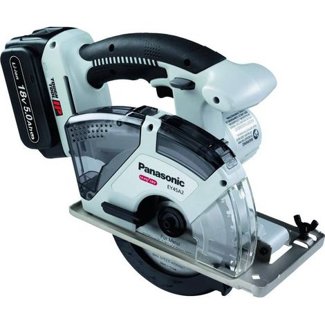 Scie Circulaire avec 2 Batteries 18 V - 5 Ah Li-ion - 1 Chargeur - D-Work