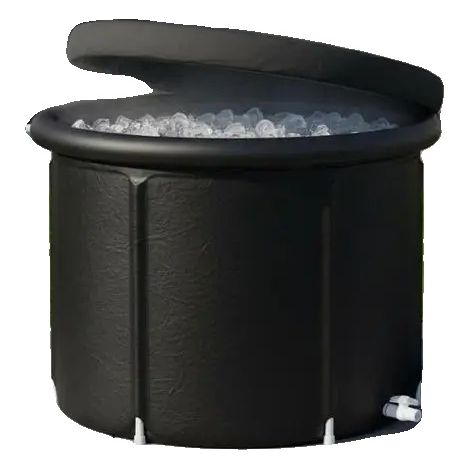 Piscina per immersioni, lunghezza 85 cm, capacità 398 litri, design gonfiabile, portatile per uso esterno, adatta per terapia in acqua fredda (1/5)