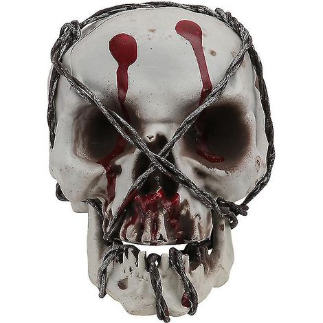 1 Stück Halloween-Totenkopf-Dekoration für Halloween-Dekoration