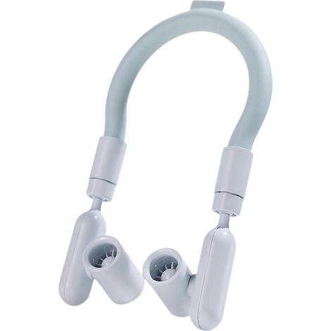 Ventilateur de cou rotatif à 360°, portable et personnel, bleu (1/5)