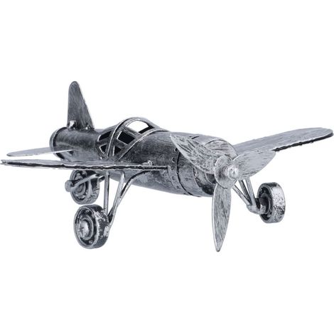 Retro style airplane decor, iron craftsmanship, small decorative deck ornaments for office and home (1/5)