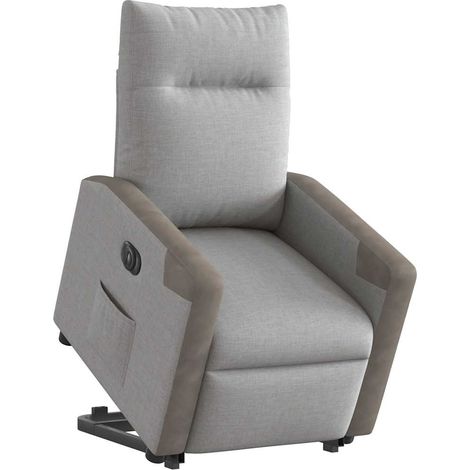 Maison Exclusive - Sillón eléctrico reclinable elevable de tela g (1/5)