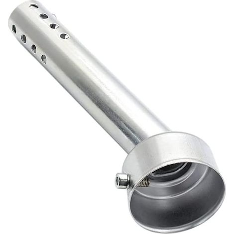 Universal Motorcycle Exhaust Can Silencer,48mm/1.9inch Universal Adjustable Muffler Silencer,Universal Motorcycle Angled Exhaust Insert Baffle End Can (1/5)