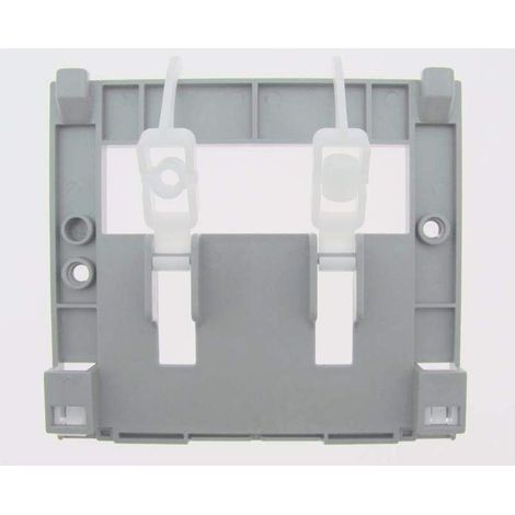 Siamp – Socle et bras pour plaque de commande WC Bati Chasse Primeo 536 – Détrompeur avec trous décalés – Remplacement facile