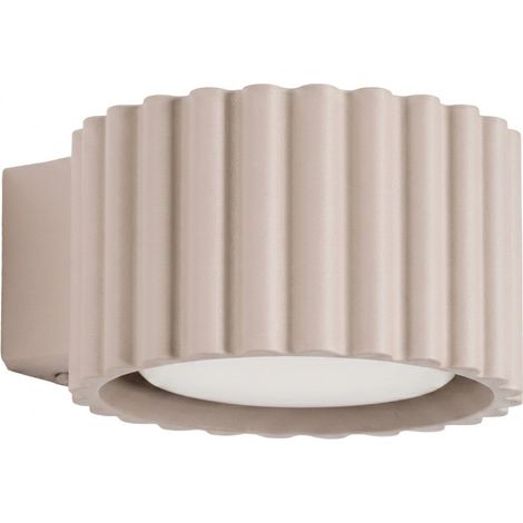 Apliques AURA taupe aluminio 1xGx53 10cm Sollux (1/2)