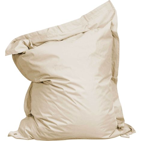 Housse vide de coussin de sol XL ivoire