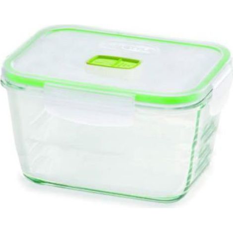 Boite De Conservation - Verre Hermetique Carree - Compatible Micro-ondes - 45.5 X 10 X 12.4 Cm - 1 Unite