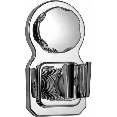 Suction Cup Shower Holder for Adjustable Shower Head, Luxury Electroplated Suction Cup 14x7.4x10CM (1/5)
