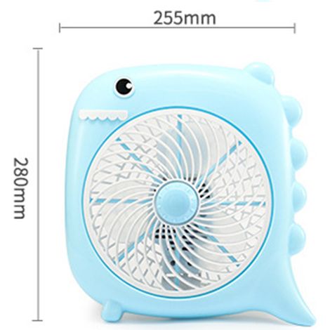 Ventilateur électrique miniature de style dessin animé, idéal pour les chambres d'étudiants, les lits, les tables de chevet, les bureaux ou les bureaux de bureau (type 5). (1/5)