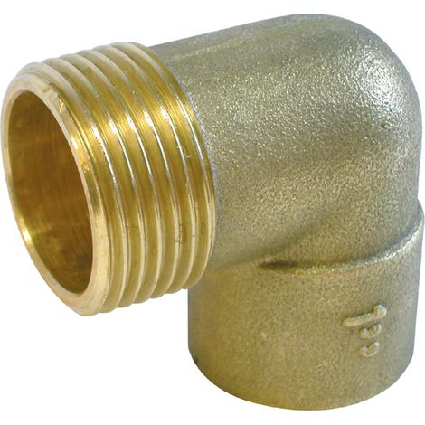 Coude 90° GCU mâle à visser - Diamètre : M1'' - 22