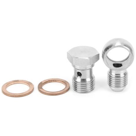 Turbo Banjo Bolt Kit Droit 16mm vers 6AN 31502101026 pour Garrett TB03 T3 Turbo (1/5)