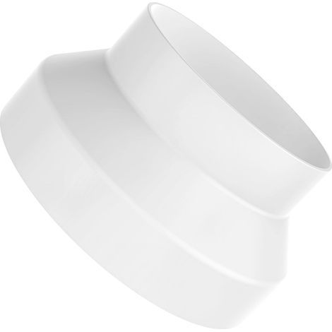 PVC 200mm to 150mm Duct Reducer for Extractor Fan and Kitchen Hood (1/5)