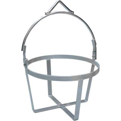 Metal House Gabbia Casse Macerie Acciaio Zincato a Freddo Diametro 47 cm per Mastelloni Tondi 40 L Peso 7 Kg