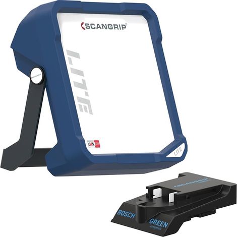SCANGRIP Akku LED Baustrahler Arbeitsleuchte Lampe VEGA LITE für Bosch GREEN 18V (1/4)