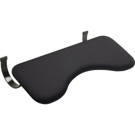 Jobmate Armlehne Schwarz Ergonomische Unterstützung für Schreibtisch