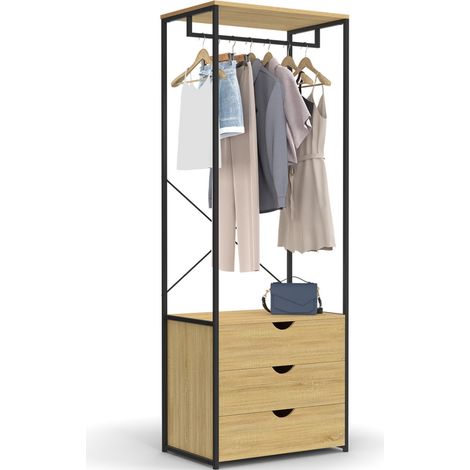 Armadio a 3 cassetti L.60 cm DETROIT design industriale (1/5)