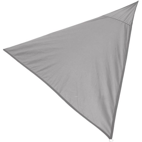 Voile d'ombrage 3.6x3.6x3.6 m gris (1/2)