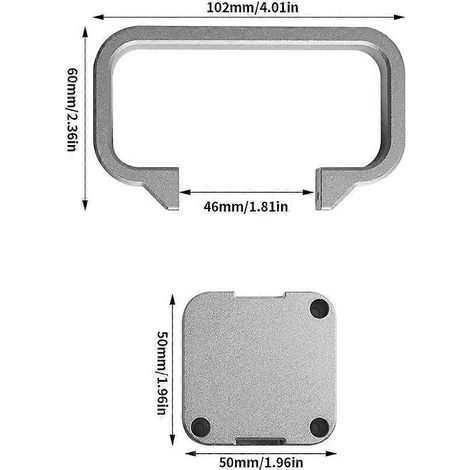 Griffset aus Aluminiumlegierung, kompatibel mit dem Bambu A1 Mini-3D-Drucker. Vollmetallgriff mit hoher struktureller Festigkeit.