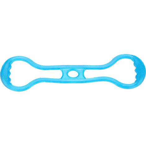 Ensemble d'extension de poitrine en silicone avec corde de traction pour yoga et musculation (bleu) (1/5)