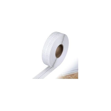 Bande Placos, Bande de Platre Pour Moulage en PVC-40 M x 5 CM - Pour Cloison Sèche - Protection des Bords, Profilé de Joint de Mouvement, Cloison Sèche (1/5)