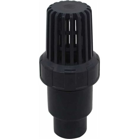 Fußventil, Rückschlagventil mit Kugel, Sauganschluss 25, 32, 40 mm, PVC-Sieb-Rückschlagventil für Schwimmbadpumpen (Innendurchmesser 32 mm) (1/5)