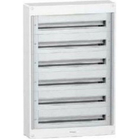 Schneider Electric – Coffret électrique nu 6 rangées 24 modules 160A – Pose en saillie – Indice de protection IPXX – Blanc