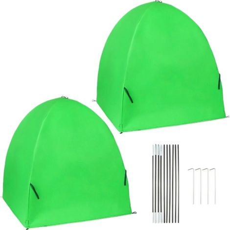 Housse de Protection Végétale en Tissu Non Tissé Vert, Couverture Anti-Gel et Anti-Givre pour Plantes, Tente Chauffante pour Jardin (1/3)