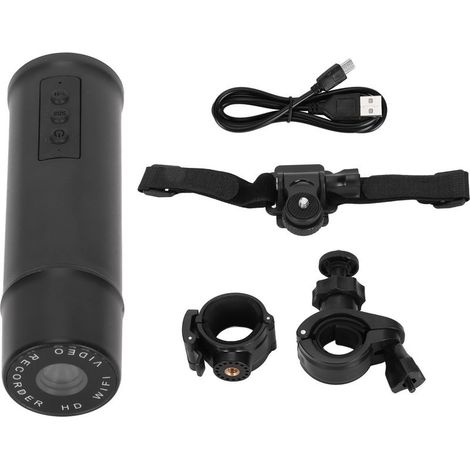 Dash Cam 1080P casque caméra 120 degrés grand Angle Wifi Mini Sport de plein air pour vélo moto (1/5)