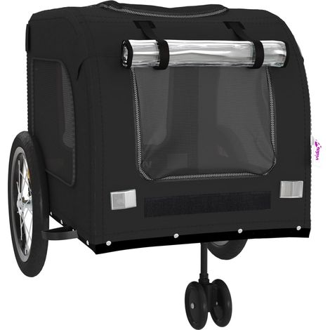 Rimorchio/carrello per animali domestici nero 020044229