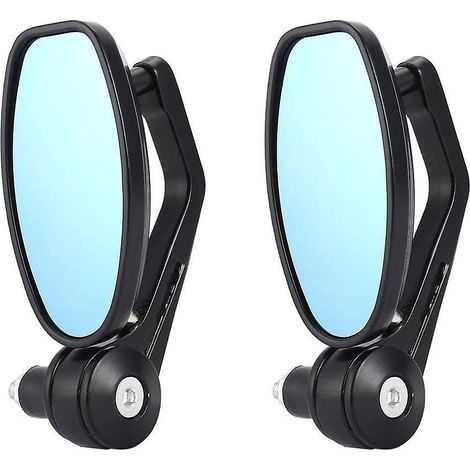Specchietto retrovisore per moto, specchietto per retromarcia, specchietto da manubrio da 22 mm, interamente in alluminio. (1/4)