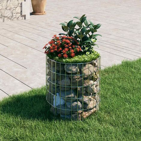 Colonne gabion, ronde, en acier galvanisé, Ø50x50 cm (1/5)