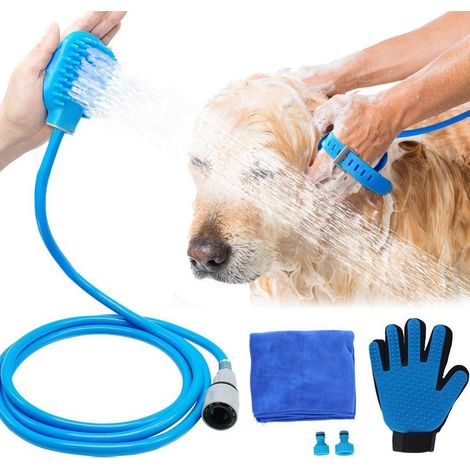 Kit Toelectly Pulished Lavaggggggage Cani And Gatt Steel Guant Peli And Asciugamano (1/5)