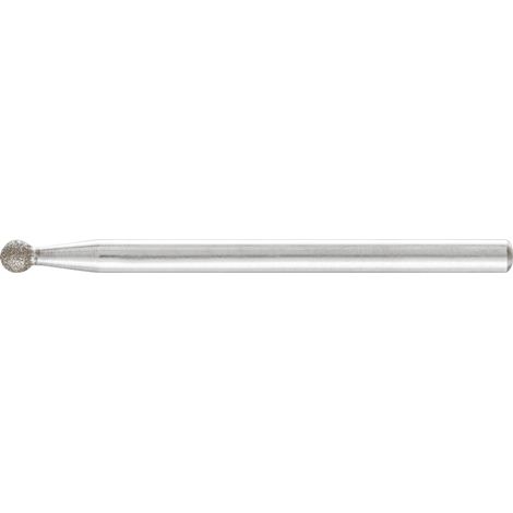 PFERD TOOLS Diamant-Schleifstift Kugel Ø3,0mm Schaft-Ø3 mm D91 (fein) zum Gravieren und Entgraten 5 Stk (1/5)