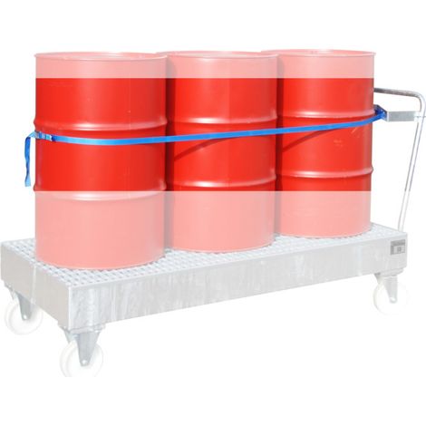 Bauer Südlohn Support de fût avec sangle pour 3 x 200 litres fûts