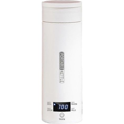 Bouilloire de voyage portable, petite mini théière/cafetière, chauffe-eau en acier inoxydable 304 avec écran LCD (États-Unis)