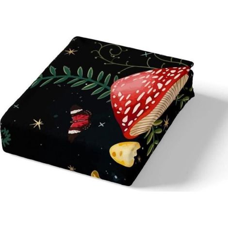 Housse De Couette - Motif Champignons 3D - 220x240 cm - Pour Enfants - 1 Pièce Housse + 2 Taies Doreiller 65x65 cm (1/4)