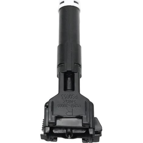color: Black Material: ABS Car left headlight washer spray gun/headlight washer sprayer (1/4)