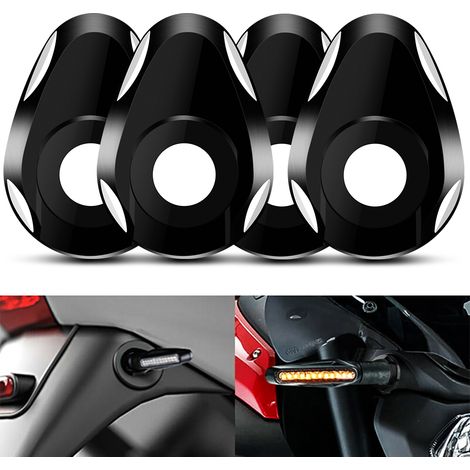 4 Pièces Rondelles d'Espacement pour Clignotants Moto, Compatibles FZ1 Fazer R6 XSR 700 (1/5)